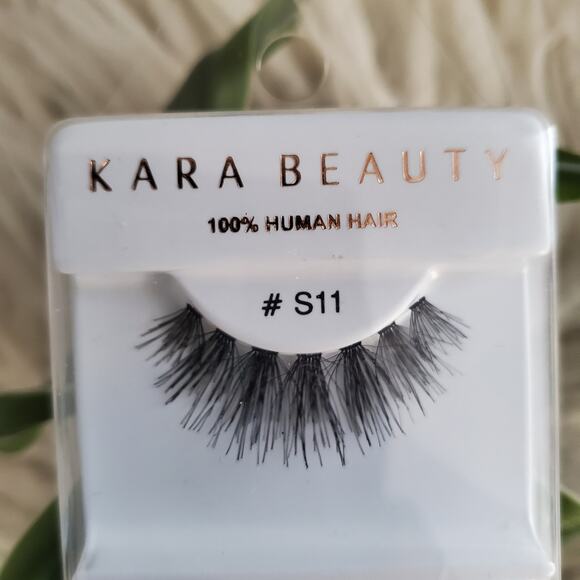 Kara Beauty 100% Human Hair False Eyelashes S11 - Picture 3 of 4